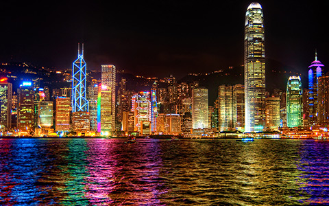 Night View of Hong Kong