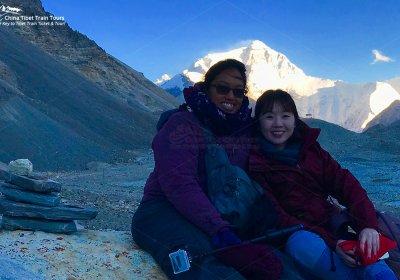 Traveler photo: Enjoying the sunrise view of the grand Mount Everest. (October 2024)