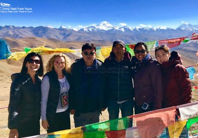 Traveler photo: Tibetan prayer flags fluttered in the crisp autumn air at Gawula Pass. (October 2024)