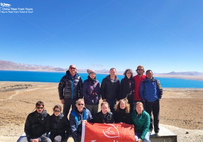 Traveler photo: Joining a small group to visit the beautiful lake of Tibet. (October 2024)