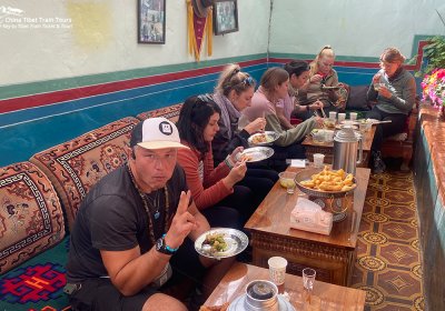 Traveler photo: Enjoyed the tasty meals in a local Tibetan restaurant. (October 2024)