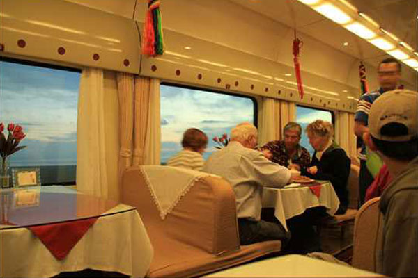 Inside Train Carriage