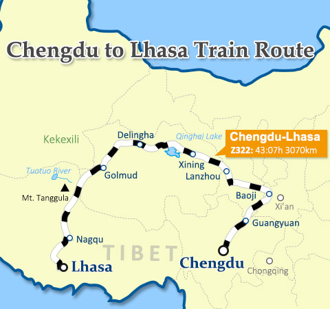 Chengdu Lhasa Train Tour