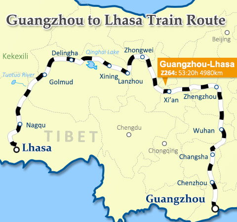 Guangzhou Lhasa Train Tour