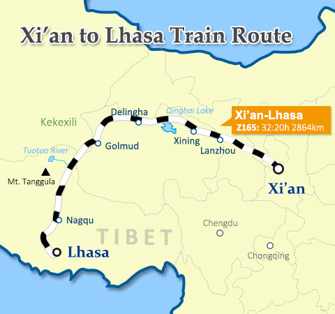 Xian Lhasa Train Tour