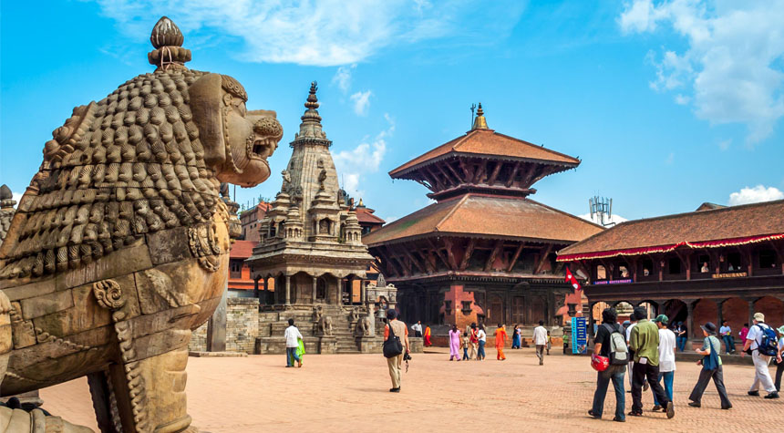 Kathmandu Durbar Square in Nepal