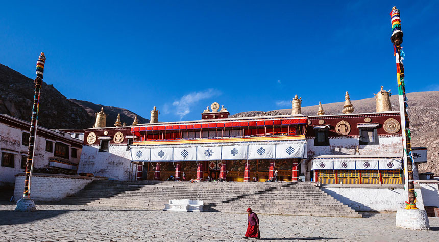 Drepung Monastery in Tibet