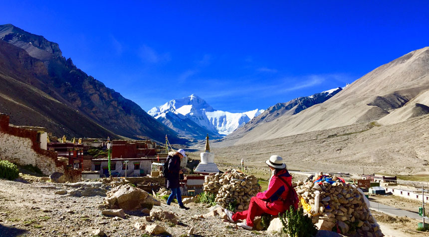 Rongbuk Monastery in Tibet