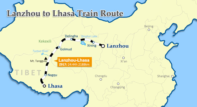 Lanzhou to Lhasa by train - China Tibet Train