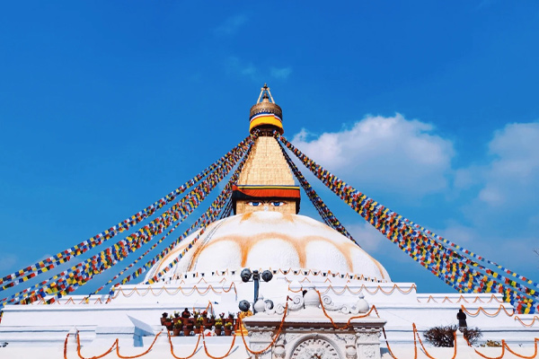 Travel from the UK to Tibet via Kathmandu