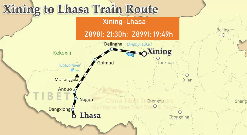 Xining to Lhasa by train | Xining to Tibet