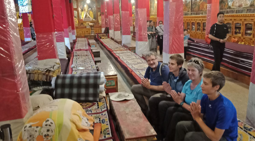 Visit Tibetan monastery