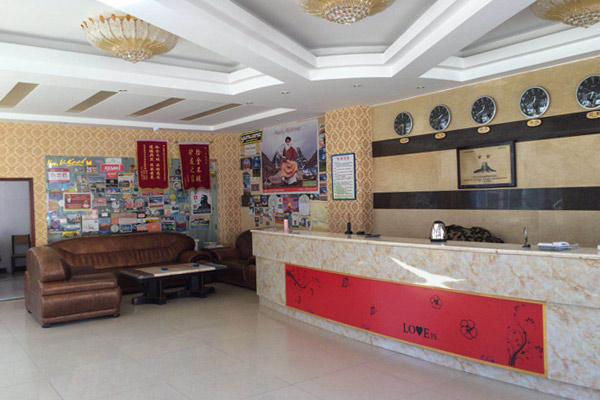 The lobby of Saga HotelSaga Hotel