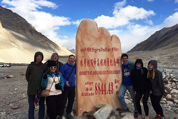 Arriving at Evereset Base Camp in Tibet